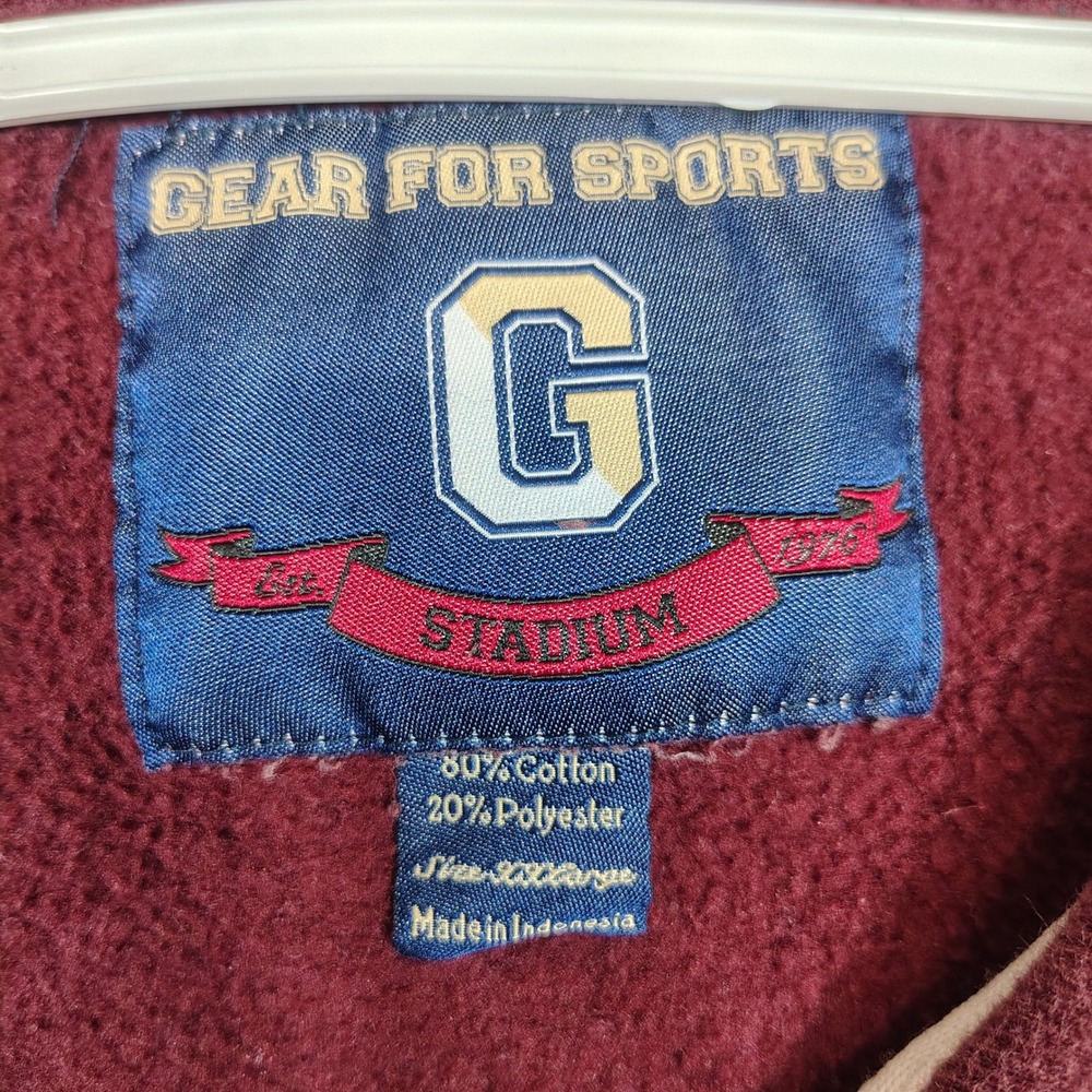 Montana Grizzlies Gear For Sports Full Zip Mens XXL NCAA‎ Football Maroon Good - Picture 3 of 10
